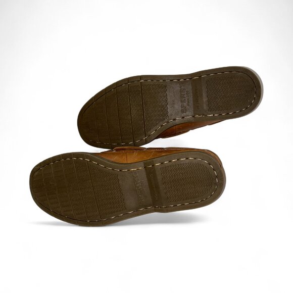 Sperry Women’s Original Boat Shoes Brown Leather Size 6.5 Nutmeg - Picture 4 of 7
